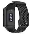 Miniatyrbillede 2 af 5: Sort Sort TPU Urrem kompatibel med Xiaomi Mi Band 7 Pro