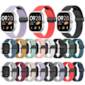 Miniatyrbillede 5 af 5: Sort Sort Magnetisk Spænde Silikonerem kompatibel med Redmi Watch 4