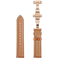 Miniatyrbild 3 av 5: Brun Brun 20mm Fjärilslås Klockarmband Roséguld Spänne