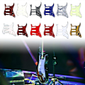 Miniatyrbillede 2 af 5: Pick Guard Slagplade til 11 Hullers Guitar Tilbehør 12 Farver Valgfri Blue gray pearl