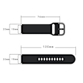 Miniatyrbilde 4 av 5: Vinrød Vinrød kompatibel med Xiaomi Mi Watch Silikonklokkereim