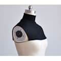 Miniatyrbilde 3 av 5: Dame falsk krage Avtakbar halv Half Turtleneck Menn All-Ma Dark gray Average size