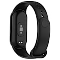Pikkukuva 2 / 5: Musta silikonitulppakellon ranneke, yhteensopiva Xiaomi Mi Band 8:n kanssa