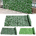 Miniatyrbillede 2 af 5: 50x50cm Simuleret Hæk Blad Net Kunstige Planter Væg Altan Haveindretning 4