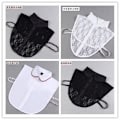 Pikkukuva 3 / 5: Naisten tekoviuluset St-up Viuluset Yhteensopiva Pitsi Kevät, Syksy White lace stand collar-average size