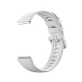Vit Vit Silikon Armbandsrem kompatibel med Huawei Band 7 / Honor Band 7