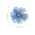 Miniatyrbild 3 av 4: 100 st DIY Plommonblommor Blomhuvud Hårnålstillverkningsmaterial Blomsterprydnad