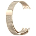 Miniatyrbilde 4 av 5: Champagnefarget metallklokkereim i champagnefarge, kompatibel med Xiaomi Mi Band 8