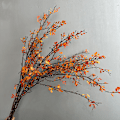 Miniatyrbillede 3 af 5: Kunstige efterårsgrene falske blade vilde kviste skovstil blomster Dead branches autumn leaves red