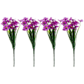 Miniatyrbild 1 av 4: 1 Set 4 st Simulerade Violetta Blommor Blomsterarrangemang Dekorationer Konstgjorda Blommor