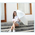 Miniatyrbillede 4 af 5: Moderigtig Bærbar Foldbar Automatisk Paraply Anti UV Regn Sol Paraply Vindtæt Kvinder Mænd Børn Parasol Paraply automatic cyan