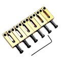 Miniatyrbilde 1 av 5: 6 stk./pakke Gitarbro-saler i solid messing Messingsaler Erstatninger 10,5 mm Black