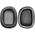 Pikkukuva 1 / 3: 2 kpl musta pehmuste mustille Logitech G433 G233 G-pro G533 G231 G331 -kuulokkeille