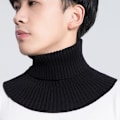 Miniatyrbild 1 av 5: Dam fejk krage halsduk Cervical Support Bandana Mångsidig [Men's collar bandana] Black