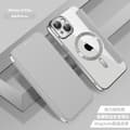 Fodral för iPhone 15PLUS Titanium Grå Magnetisk Flip Helkropp