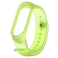 Pikkukuva 2 / 5: Vihreä silikoninen ranneke, yhteensopiva Xiaomi Mi Band 3 & 4 kanssa