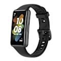 Miniatyrbillede 2 af 5: Sort Sort Silikone Urrem kompatibel med Huawei Band 7 kompatibel med Huawei Band 7