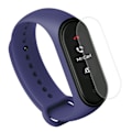 Miniatyrbillede 4 af 5: 2 i 1 Silikone Urrem med TPU Skærmbeskyttelse kompatibel med Xiaomi Mi Band 4 (Sort)