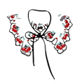 Miniatyrbilde 1 av 5: Dame falsk krage Avtakbar halv skjorte Kvinnelig ornament Vint A Adult average size