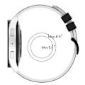 Pikkukuva 4 / 5: Kaksivärinen silikoni kellon ranneke, yhteensopiva Xiaomi Mi Watch Color -kellon kanssa