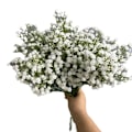 Miniatyrbillede 5 af 6: Blød Gel Simulation Gypsophila Kunstige Blomster Bryllup Hjemmeindretning yellow