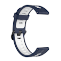 Miniatyrbild 4 av 5: Midnattsblå Vit Midnattsblå Vit Silikonarmband kompatibelt med Huawei Watch Gt 3 46mm kompatibelt med Huawei Watch Gt 3 46mm