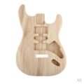 Miniatyrbillede 1 af 5: 5 stk. Sycamore Træ Guitar Krop Ufærdig til ST Guitar DIY Luthier Værktøj