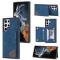 Fodral för iPhone 13 Pro blå Blandade Material Plånbok med Korthållare Mode Korthållare
