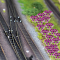 Miniatyrbild 2 av 2: 1 Låda Sandbord Konstruktionsmodell Utomhusmaterial Siamese Blomsterbuskar