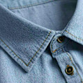 Miniatyrbilde 2 av 4: Dame falsk krage Avtakbar halv skjorte Avtakbar Casual Al Dark blue