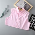 Miniatyrbilde 4 av 4: Dame falsk krage Avtakbar halv Plus Size Avtakbar Detac White collar size 37