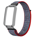 Miniatyrbilde 2 av 5: Lys Rosa PC-deksel + Nylon Loop-stropp kompatibel med Xiaomi Mi Band 7 Pro