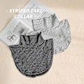 Miniatyrbilde 4 av 5: Dame falsk krage Avtakbar halv Avtakbar Høy Hals Inner Solid color white