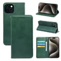 Fodral för iPhone iPhone 16pro grön Maverick läder magnetisk business