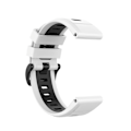 Miniatyrbillede 4 af 5: Hvid Sort Hvid Sort kompatibel med Garmin Fenix 6x Rem