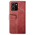 Miniatyrbillede 5 af 5: Til Hmd Skyline Etui Læder Wallet Telefon Cover Stativ Kalvetekstur Red