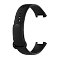 Miniatyrbillede 1 af 5: Sort Sort Silikone Urrem kompatibel med Xiaomi Redmi Smart Band Pro