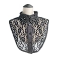 Miniatyrbilde 1 av 5: Dame falsk krage Avtakbar halv Allsidig Profesjonell Shi Lace flower a model White
