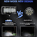 Miniatyrbilde 2 av 5: 7 Tommers LED Lysbar, 120W 12000Lm LED Pod Lys Arbeidslys, Spot Flood Combo Stråle Off Road Lys