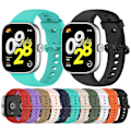 Miniatyrbild 5 av 5: Kaffe Kaffe Färgglatt Spänne Silikonarmband kompatibelt med Redmi Watch 4