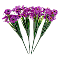 Miniatyrbild 3 av 4: 1 Set 4 st Simulerade Violetta Blommor Blomsterarrangemang Dekorationer Konstgjorda Blommor