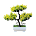 Miniatyrbilde 1 av 5: 1 stk. Kunstig potteplante Furu Bonsai Scene Hage Bryllupsfest Dekor