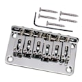 Miniatyrbilde 4 av 5: 6 Strengers Gitar Rulle Saddle Bridge Tailpiece for Elektrisk Gitar Sølv