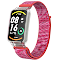 Miniatyrbilde 1 av 5: Hibiskuspulver Hibiskuspulver PC-deksel + Nylonløkkestropp kompatibel med Xiaomi Mi Band 7 Pro