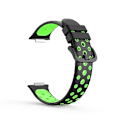 Miniatyrbillede 3 af 5: Sort Grøn Sort Grøn Silikone Urrem kompatibel med Huawei Watch Fit 2