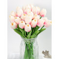 Miniatyrbillede 11 af 11: 12 stk. Kunstige Tulipaner Blomster Real Touch Tulipaner til Dekoration Falske Tulipaner Blomsterarrangementer Kunst Golden