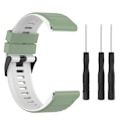 Miniatyrbillede 3 af 5: Rød sort Rød sort 22mm Urrem kompatibel med Garmin Fenix 5