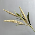 Miniatyrbillede 1 af 6: Multi-Hoved Rør Kolbe Efterårsfarve Kunstige Blomster til Boligindretning & Filmrekvisitter Single foxtail grass green
