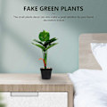 Miniatyrbilde 3 av 3: Mini Simulering Potteplante Ornament Falsk Potte Bonsai Dekorasjon for Hjemmet