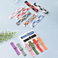 Miniatyrbillede 2 af 5: Grå Grå kompatibel med Huawei Watch 3 / 3 Pro Nylon Flettet Urrem